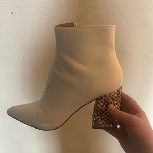 Rhinestone shiny heels